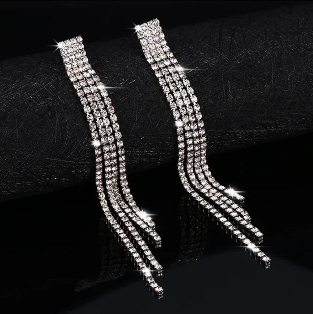 Glam Tassel  Earrings